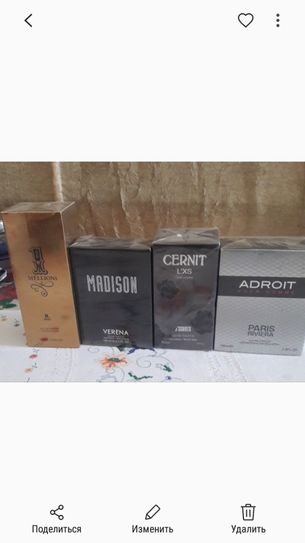 Kişi ücün odekolon 50manat