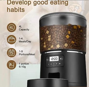 Taymerli ev heyvanları üçün yem qabı. Evde olmadığınız vaxt - şəkil 4