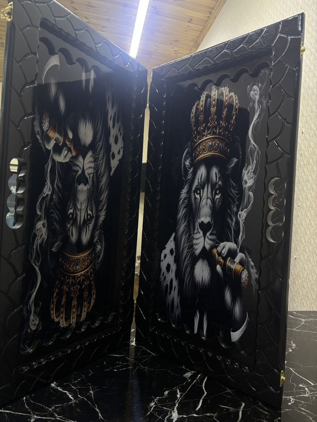 Şahmat/nağara tipli taxta nərd dəsti – fərdi dizaynlı.isdenilen