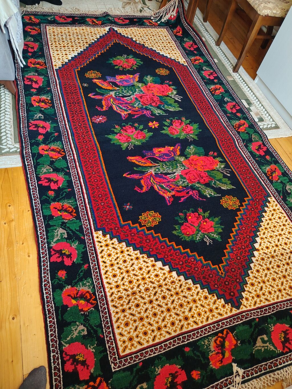 Qədim xalça, 1978 il, Azərbaycan, Vəziyyəti: Əla