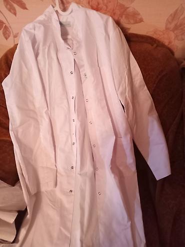 Ağ rəngli tibbi xalat dəsti - Model: klassik tibbi xalat kişi ve - şəkil 5