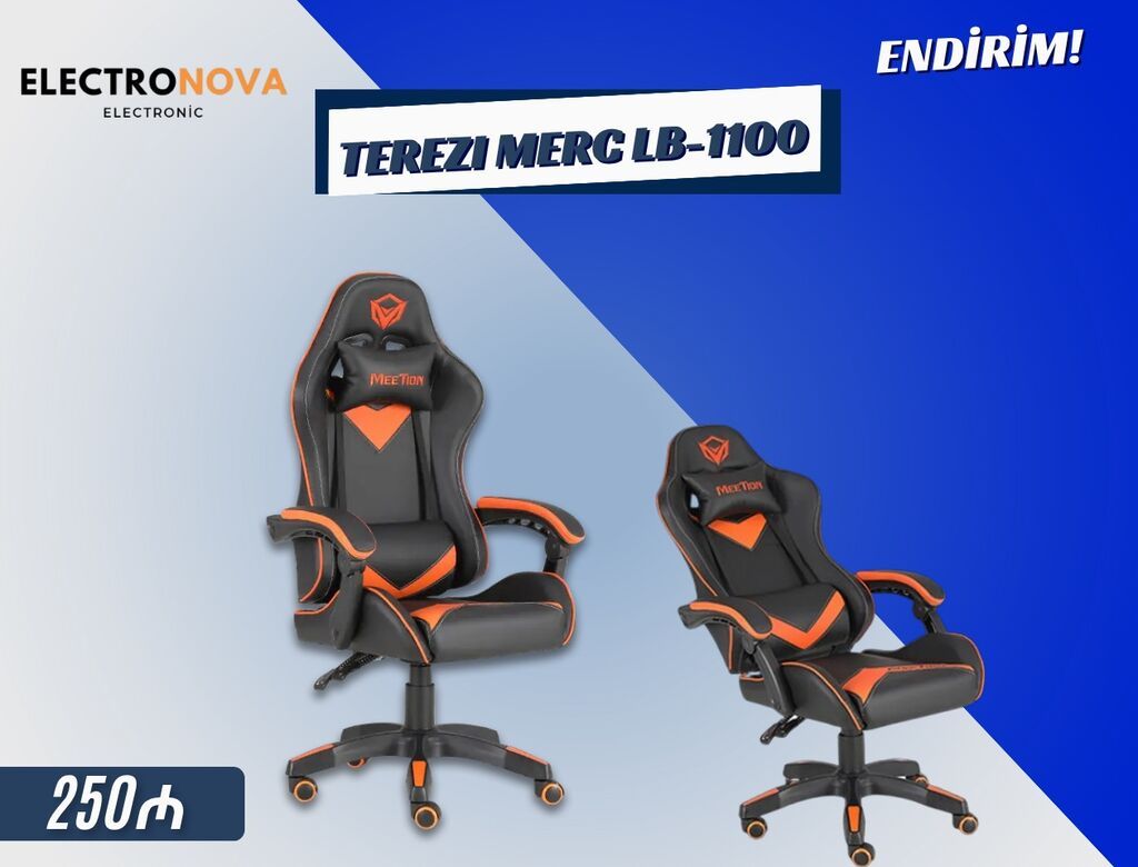 🎮 MEETION CHR-04 Gaming Kreslo 🔹 Uzun oyun seansları üçün yüksək