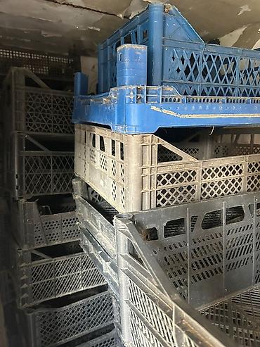 Plastik meyvə-tərəvəz yeşikləri - Material: möhkəm plastik - şəkil 4