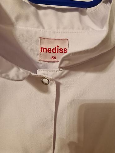 Hekim xalati boyuk olcu tezedir,qalin material,medis firmasi.52,54,56 - şəkil 3