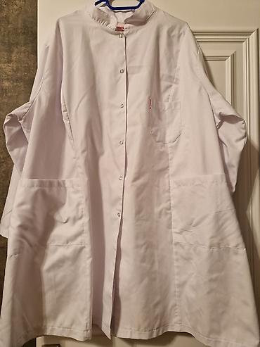 Hekim xalati boyuk olcu tezedir,qalin material,medis firmasi.52,54,56 - şəkil 5