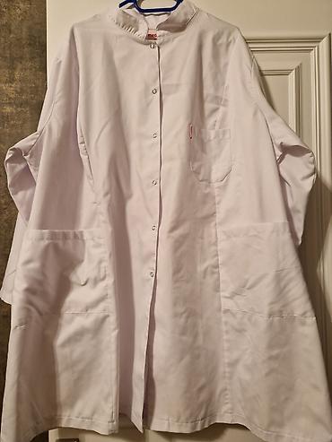 Hekim xalati boyuk olcu tezedir,qalin material,medis firmasi.52,54,56 - şəkil 4