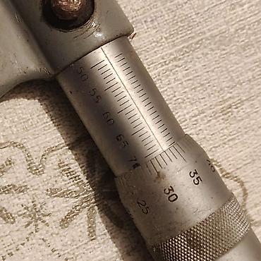 Duqqət Sovet malı.Mikrometr – mexaniki ölçü aləti.Tip: Xarici ölçmələr - şəkil 3