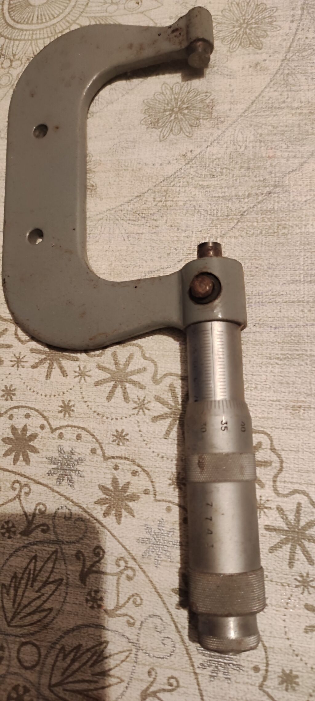 Duqqət Sovet malı.Mikrometr – mexaniki ölçü aləti.Tip: Xarici ölçmələr