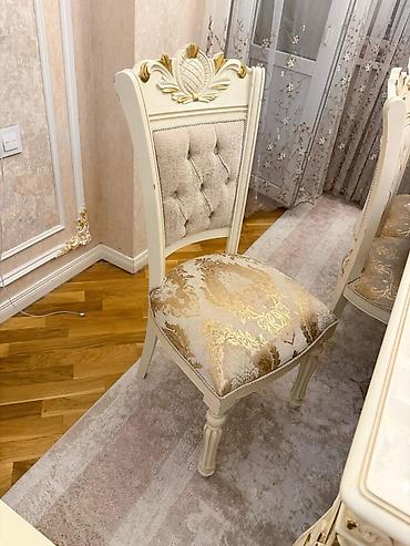 Qonaq otağı üçün, Açılmayan, Dördbucaq masa, 8 stul - şəkil 4