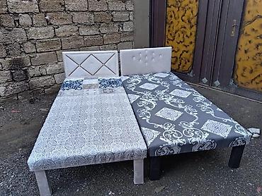 Təzə çarpayılar. 1. nəfərlik çarpayılar 60 manat. 2 nəfərlik taxt 110 - şəkil 2
