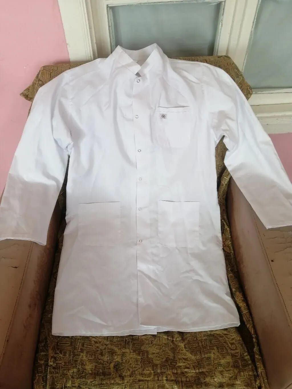 Ağ laboratoriya/xalat formaları – müxtəlif modellər - Klassik ağ