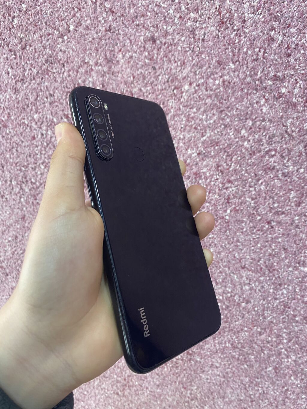 Redmi Note 8, 128 GB, rəng - Qara, Barmaq izi