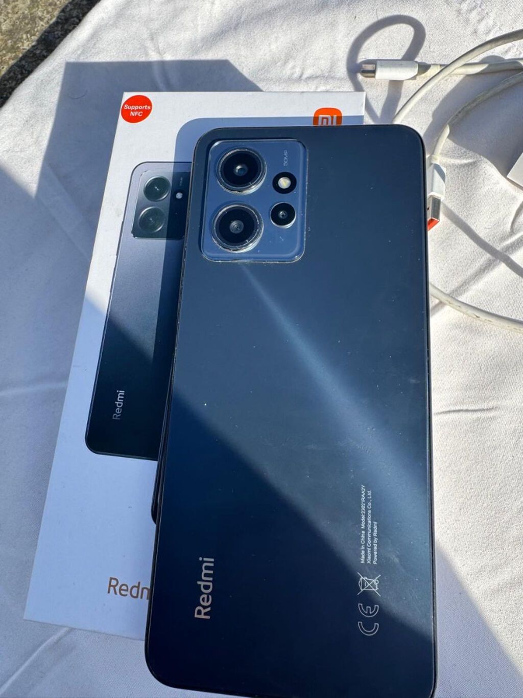 Redmi note 12 128/4 Gray Təmiz,səliqəli istifadə olunub.Heç bir