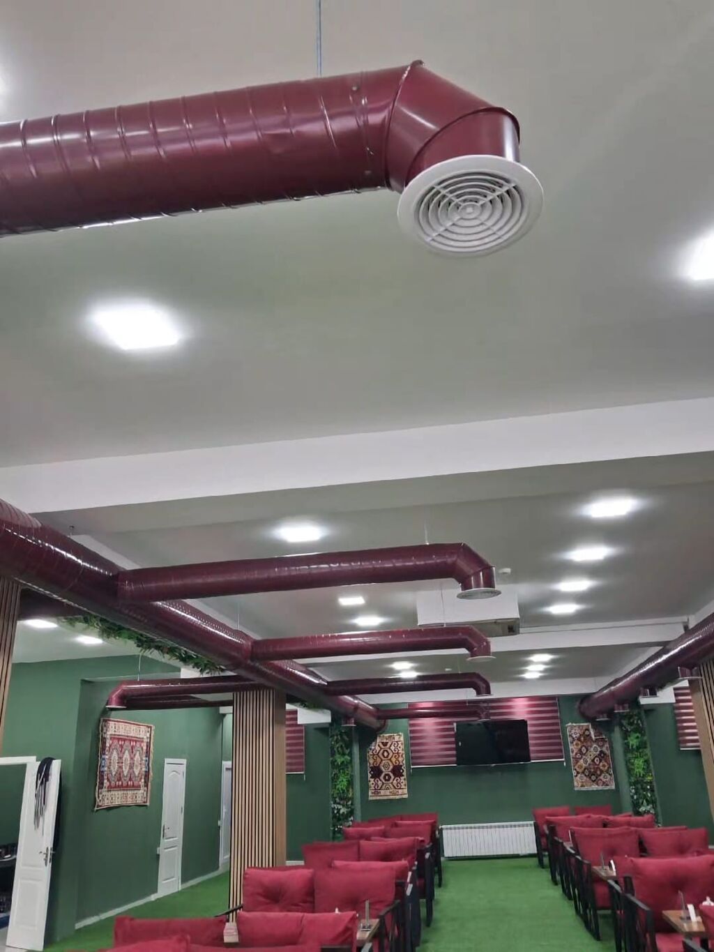 Peşəkar havalandırma və ventilyasiya sistemi – restoran, kafe, lounge