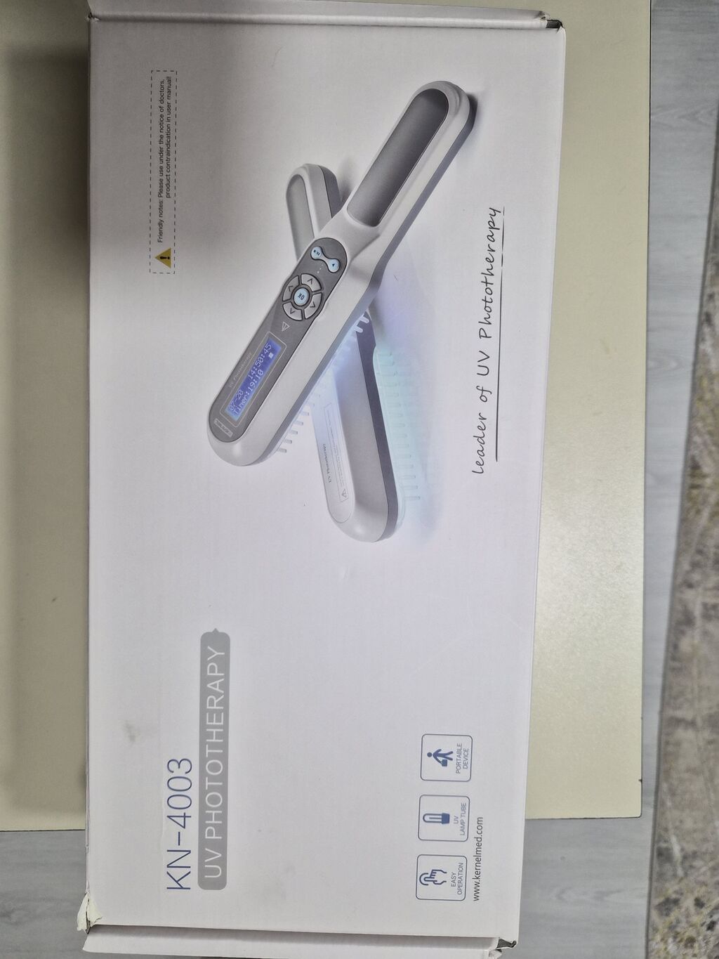 Kernel KN-4003 UV Phototherapy cihazı, vitiliqoya qarşı fototerapiya