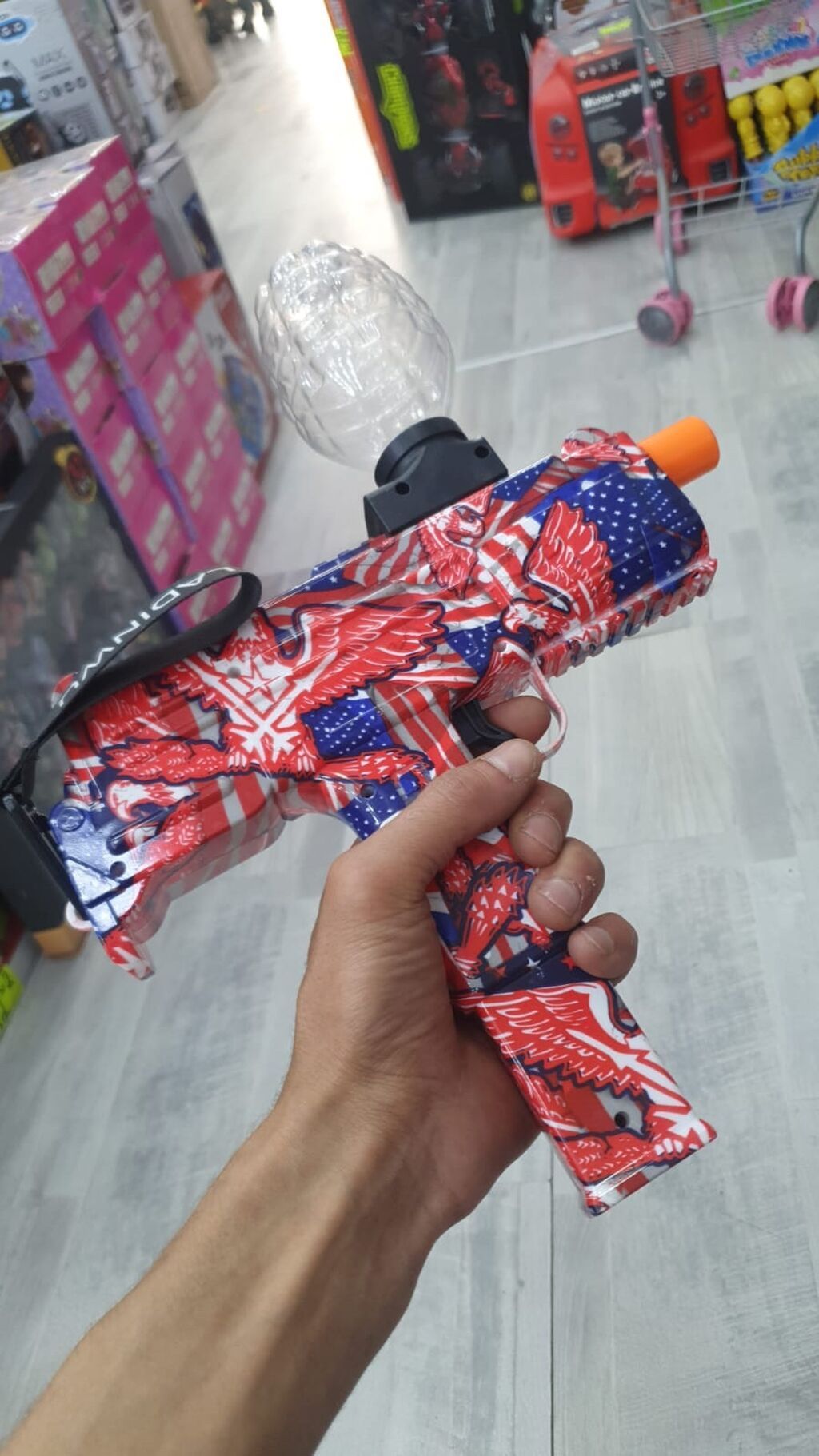 Suda şişən gel atan silah Ferqli qiymetlerle