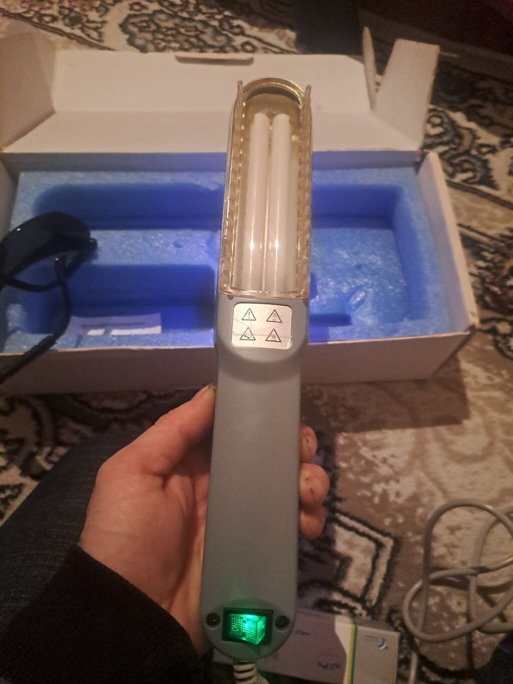 UV fototerapiya cihazı – Ternnel markası Məhsul təsviri: - Portativ