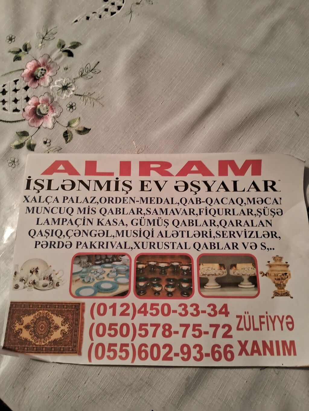 Aliram butun nov ev esyalari. Mebelden basqa