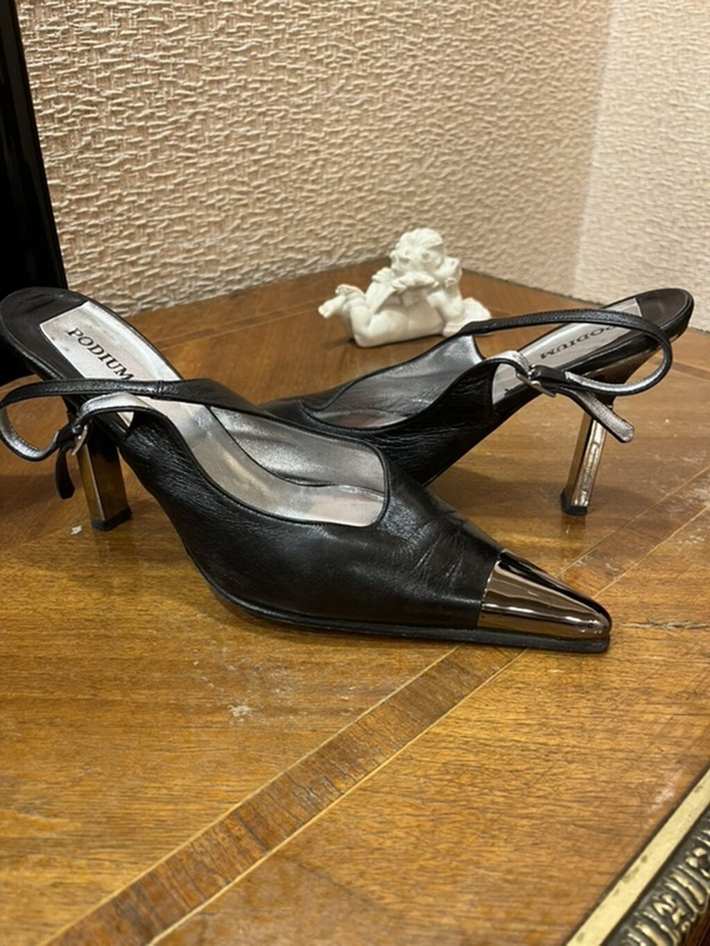 Tuflilər, Carlo Pazolini, Ölçü: 38, rəng - Qara, İşlənmiş