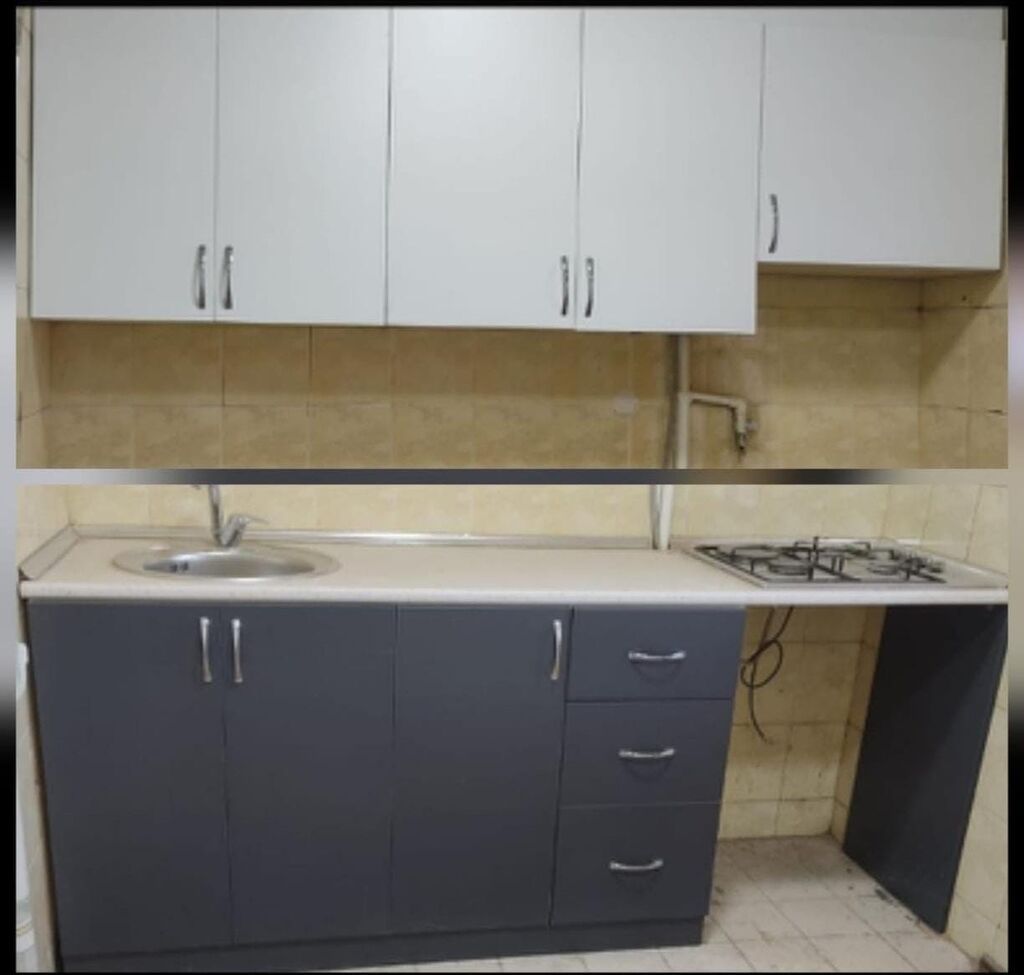 *Qiymət 330 azn.Mətbəx mebeli təcili satılır* Ölçü 2m10sm. Üzərində