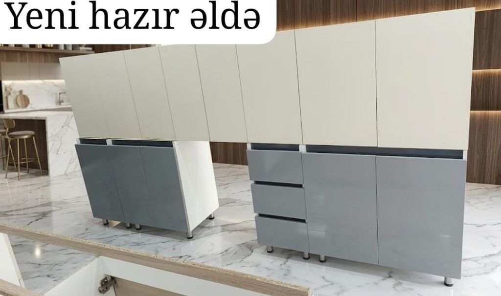 *Yeni Mətbəx mebeli 650₼* Ölçü 3.05 Türk isdehsalı parlağdı