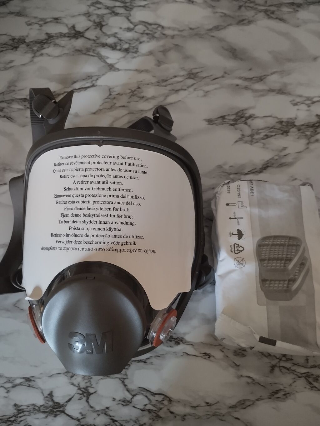 3M yarımüzlü respirator komplekti - Brend: 3M - Tip: yarımüzlü