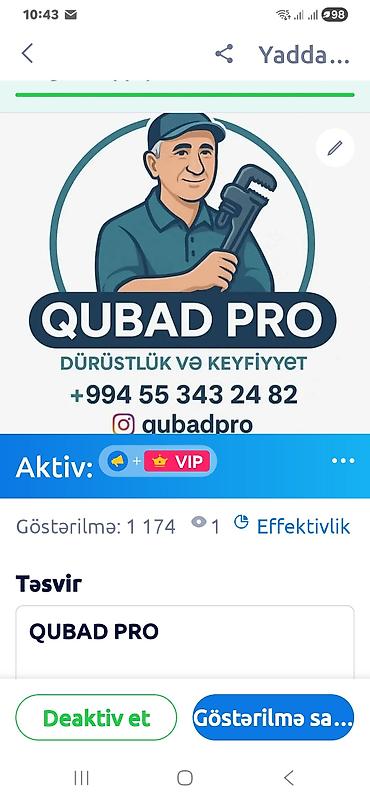 QUBAD PRO – mexanika, elektronika və elektrik üzrə usta xidmətləri - şəkil 2