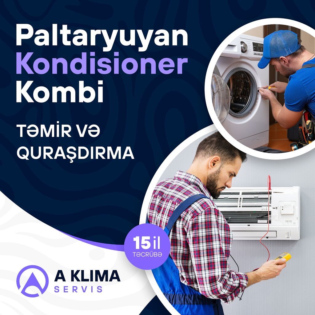 Kombi temiri kondisioner temiri paltaryuyan temiri kombi ustasi
