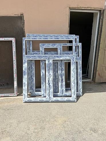 Ağ rəngli plastik pəncərəler 1kv 55 manat qapılar 90 manat - şəkil 5