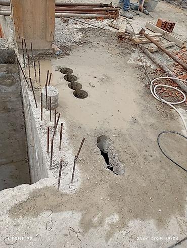 #Betonkesme #betondeşmə Beton kubik kərpic - dən kəsim deşim - şəkil 3