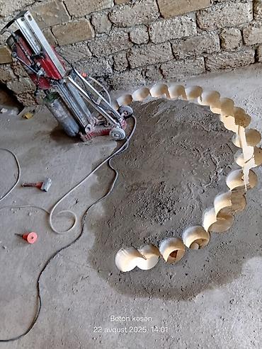 Beton kəsimi və deşmə xidməti - Armaturlu/armatursuz beton, monolit - şəkil 5