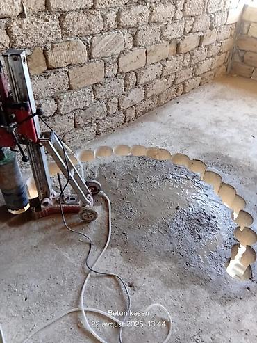 Beton kəsimi və deşmə xidməti - Armaturlu/armatursuz beton, monolit - şəkil 2