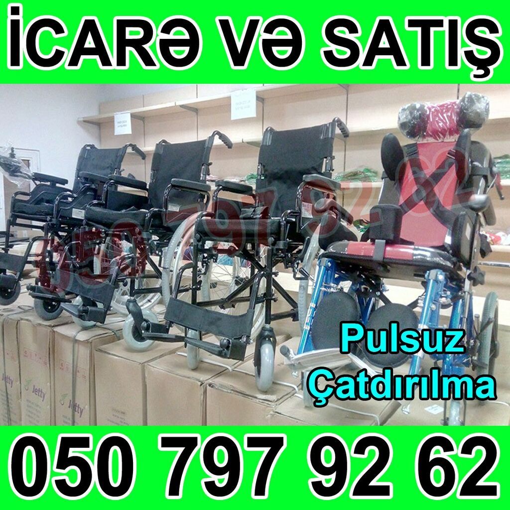 Tibbi arabaların icarəsi və satışı – müxtəlif modellər - Mexaniki əlil