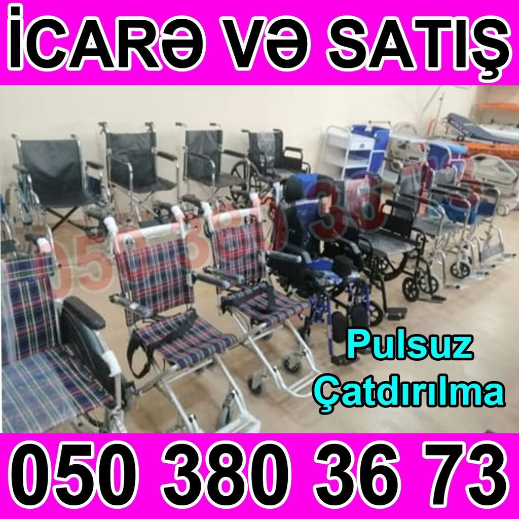 Məhsul/xidmət: Manuel və elektrik təkərli kürsülər – icarə və satış