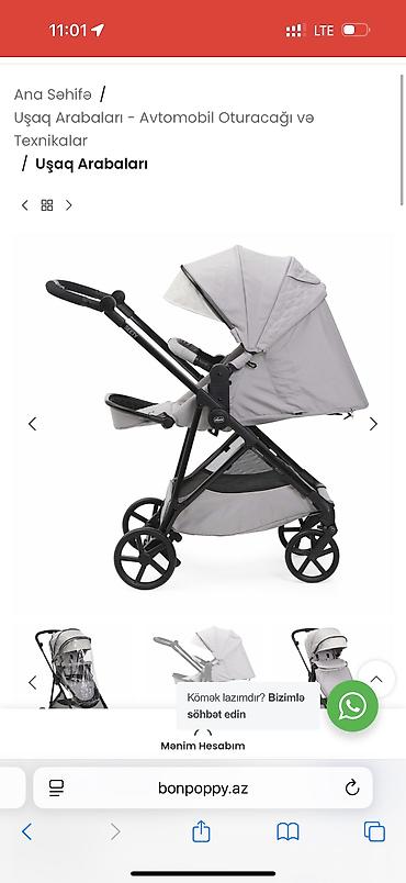 2-i 1-də araba, Chicco, İşlənmiş, Ünvandan götürmə, Ödənişli çatdırılma - şəkil 4