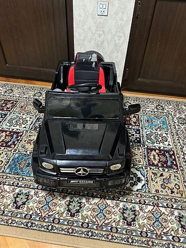 Uşaq elektrik maşını – Mercedes-Benz G55 AMG stilində - Korpusu: qara - şəkil 3