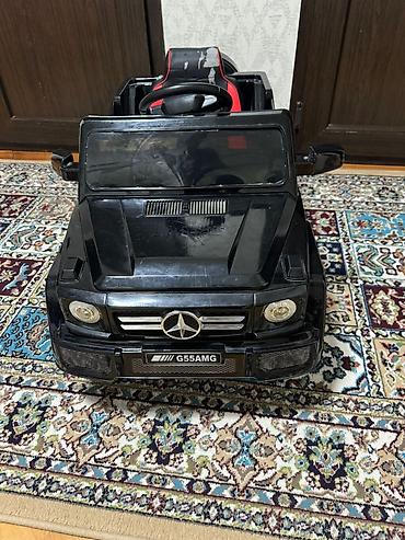Uşaq elektrik maşını – Mercedes-Benz G55 AMG stilində - Korpusu: qara - şəkil 4