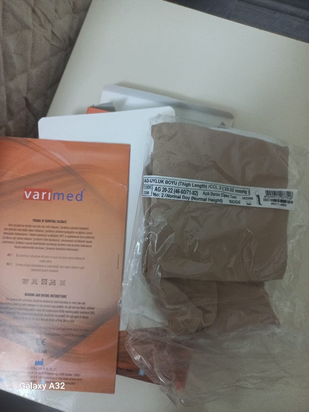 Varimed tibbi kompressiya corabı – bud uzunluğu (Thigh Length) -