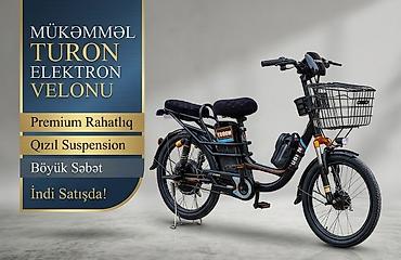 Yeni Elektrik velosipedi 24", sürətlərin sayı: 32, 350-500 Vt - şəkil 2