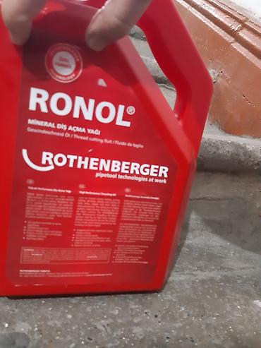 ROTHENBERGER RONOL – Mineral diş açma yağı (Thread Cutting Oil) - - şəkil 2
