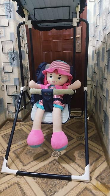 Yelləncək yaxşı vəziyyətdə möhkəm keyfiyyətli dəmirdəndir.cox rahat - şəkil 5