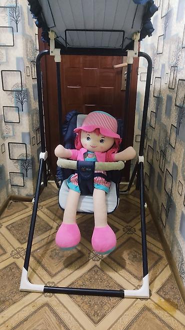 Yelləncək yaxşı vəziyyətdə möhkəm keyfiyyətli dəmirdəndir.cox rahat - şəkil 2