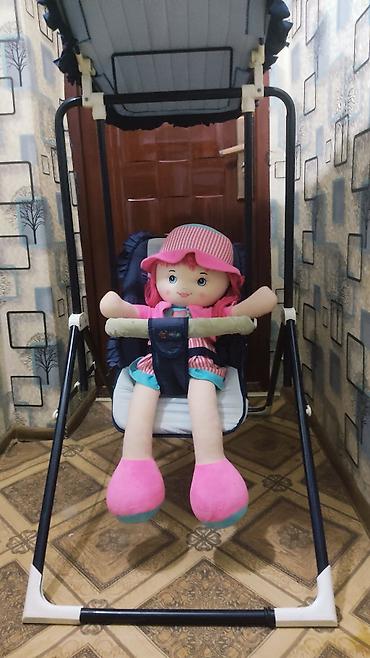 Yelləncək yaxşı vəziyyətdə möhkəm keyfiyyətli dəmirdəndir.cox rahat - şəkil 4