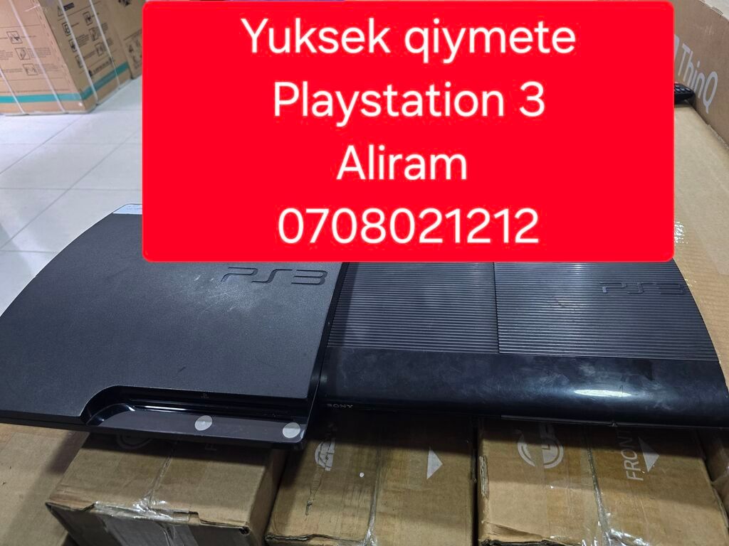 Yuksek qiymete unvandan ps 3 alinmasi