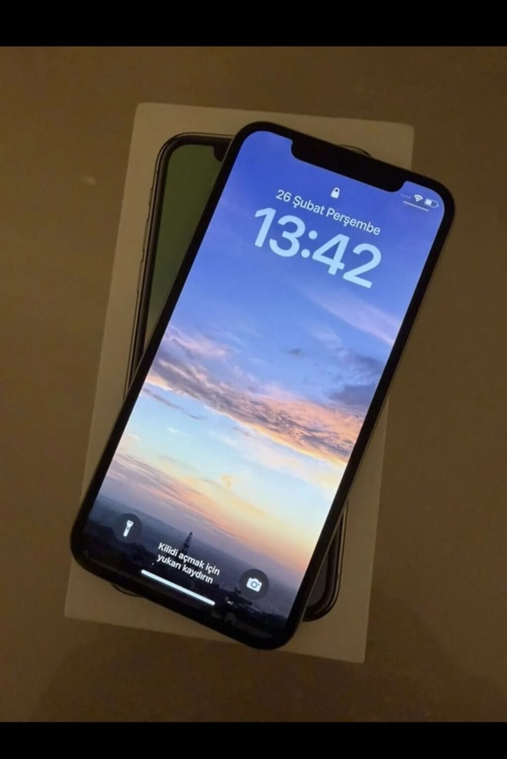 IPhone X, 256 GB, Zəmanət, Face ID, Sənədlərlə