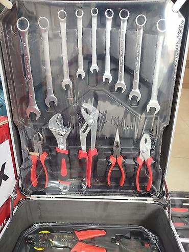 187 hissəli peşəkar alət dəsti – Chrome Vanadium Kompakt alüminium - şəkil 4