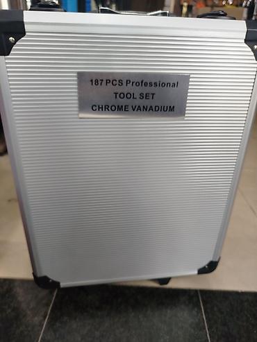 187 hissəli peşəkar alət dəsti – Chrome Vanadium Kompakt alüminium - şəkil 5