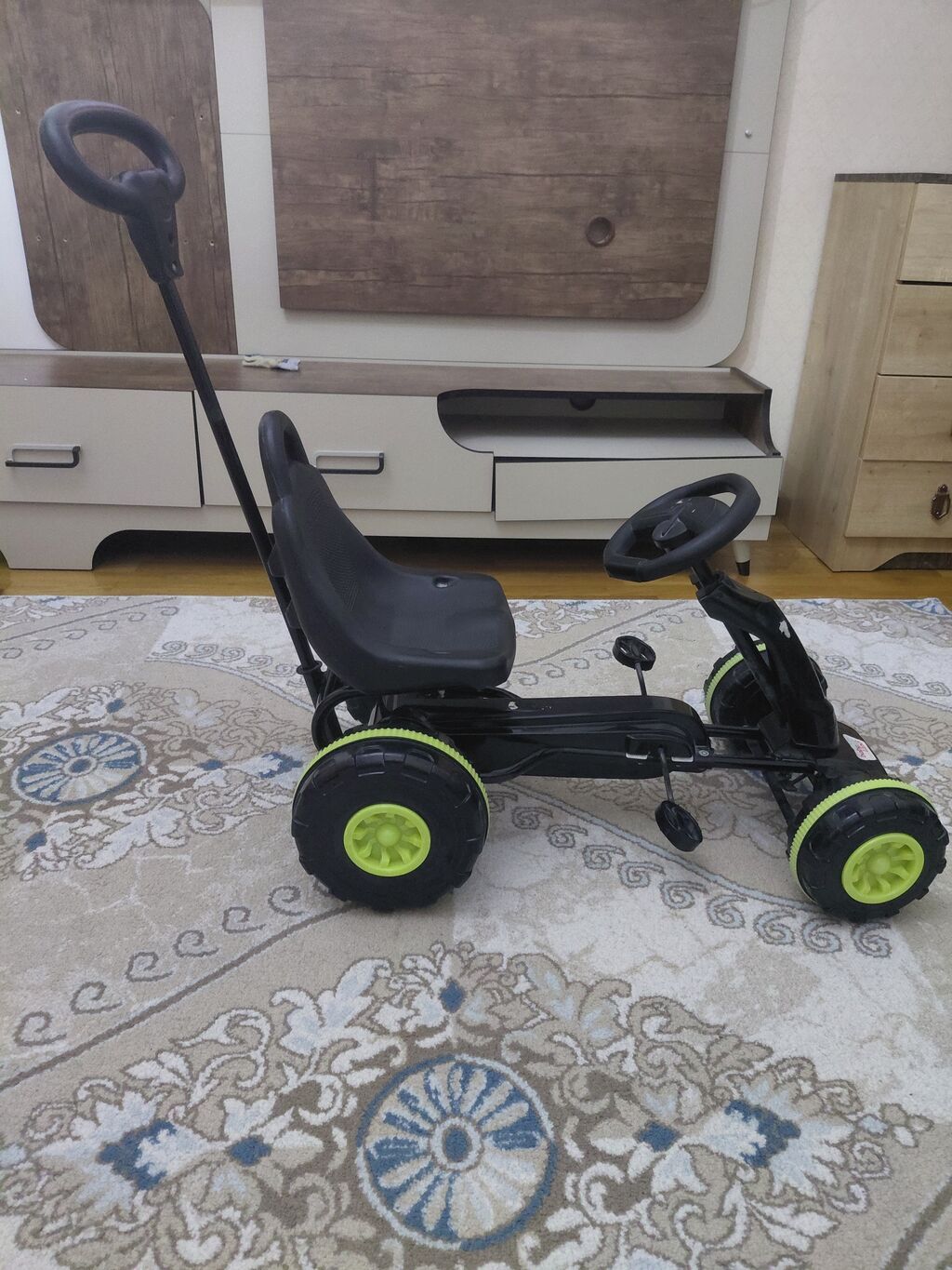 Uşaq üçün pedallı go-kart arabası - Mexaniki pedallı hərəkət sistemi