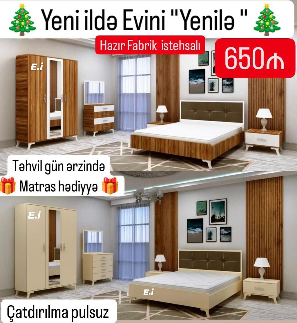 İkinəfərlik çarpayı, Dolab, Yeni