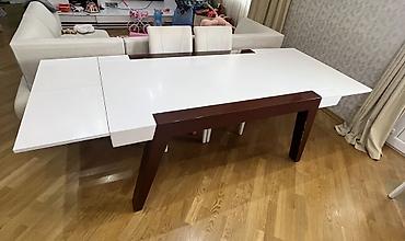 Qonaq masası, İşlənmiş, Açılan, Dördbucaq masa - şəkil 3